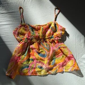 Yellow+Pink Sequence top